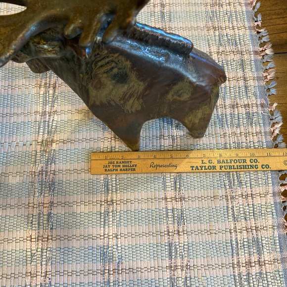 Taisto Kaasinen Pottery For Arabia Bull Moose Large Mid Century Finland - Picture 12 of 14